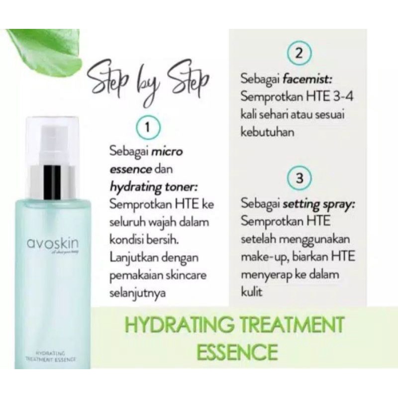 Avoskin Hydrating Treatment Essence HTE Spray Face Mist Toner