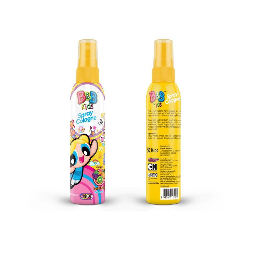 dM6Code B&amp;B Kids Spray Cologne Tutti Frutti 100 ml L7X5 (ready)