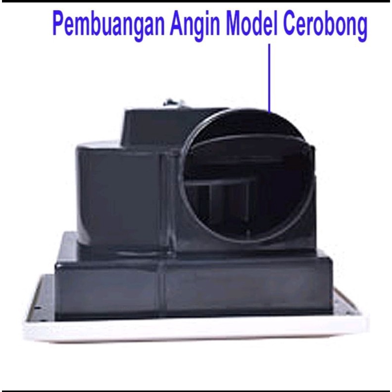 KHUSUS INSTANT BANDUNG Exhaust Fan SEKAI MVF-893 Ceiling Exhaust/Hexos/Heksos Fan Plafon 8&quot; (25 cm Lubang Dinding) Cerobong Paralon