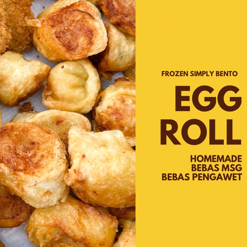 

EGG CHICKEN ROLL FROZEN BENTO 10 pcs