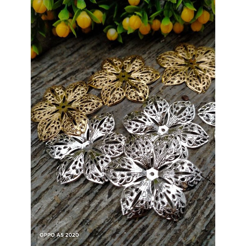 charm siku sudut pojokan mahar model bunga bahan mahar aksesoris mahar nikah rustic dan craft