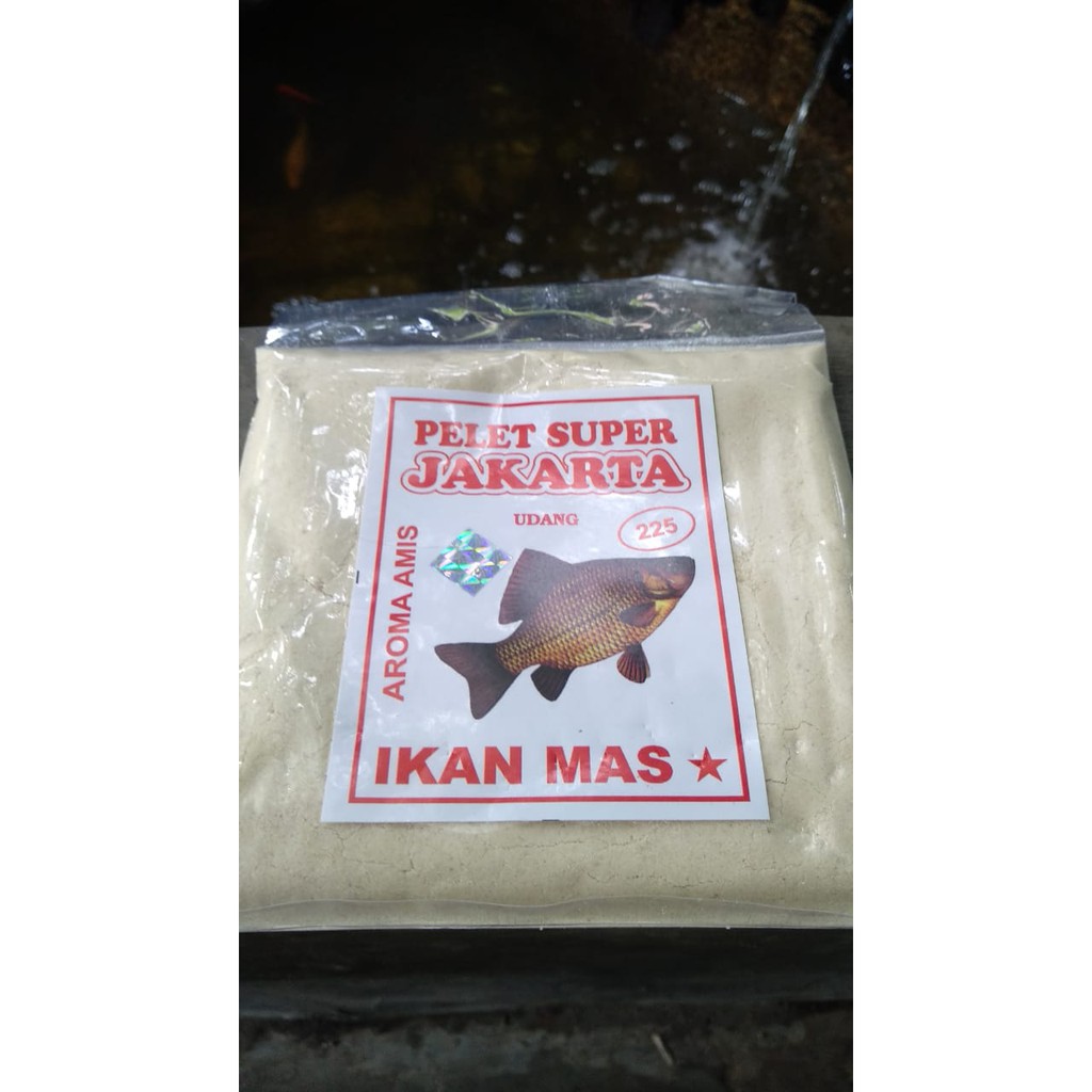 PELET SUPER JAKARTA 225 - UMPAN IKAN BERQUALITAS - PELET IKAN SUPER UDANG