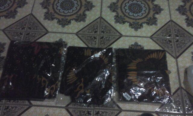 Couple Keluarga Batik Couple Keluarga Motif Kupu Warna Coklat Sama Abu