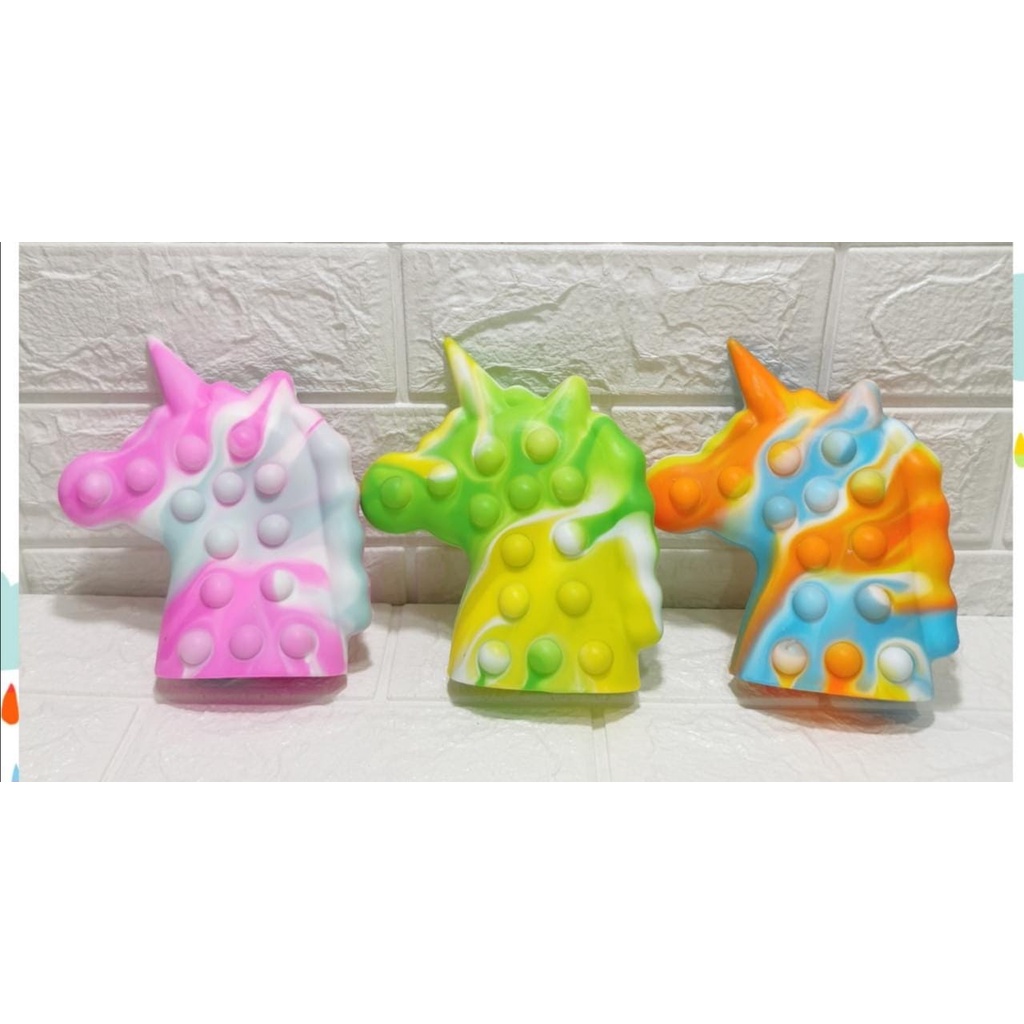 Squeeze Ball Lampu Unicorn