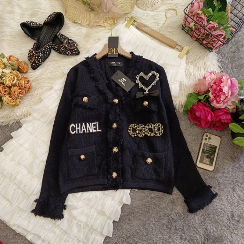 CHAN**L CHOHO KNIT GLAMOUR