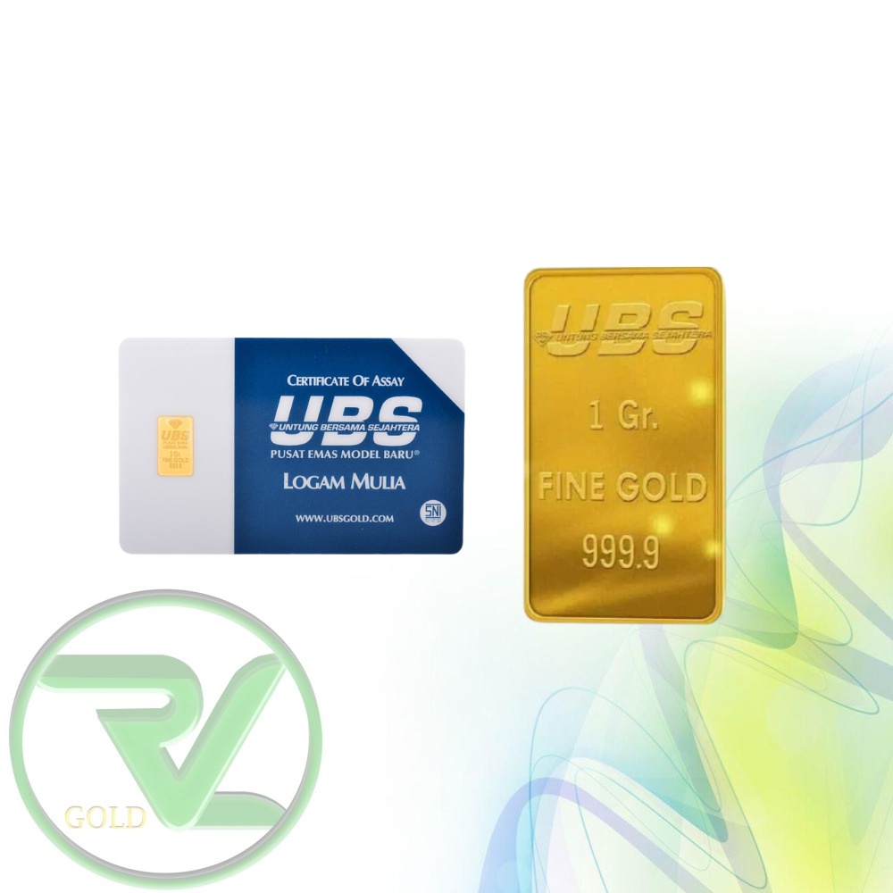 Rvl Gold Logam Mulia Ubs ( Lm ) 100gr 100 Gram