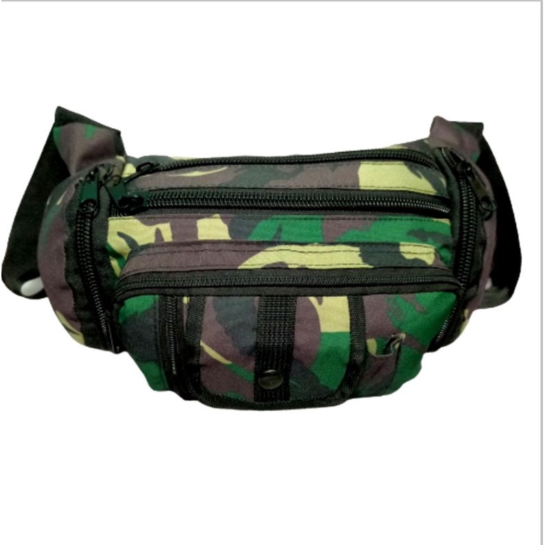 tas selempang pinggang tactical army outdoor gress