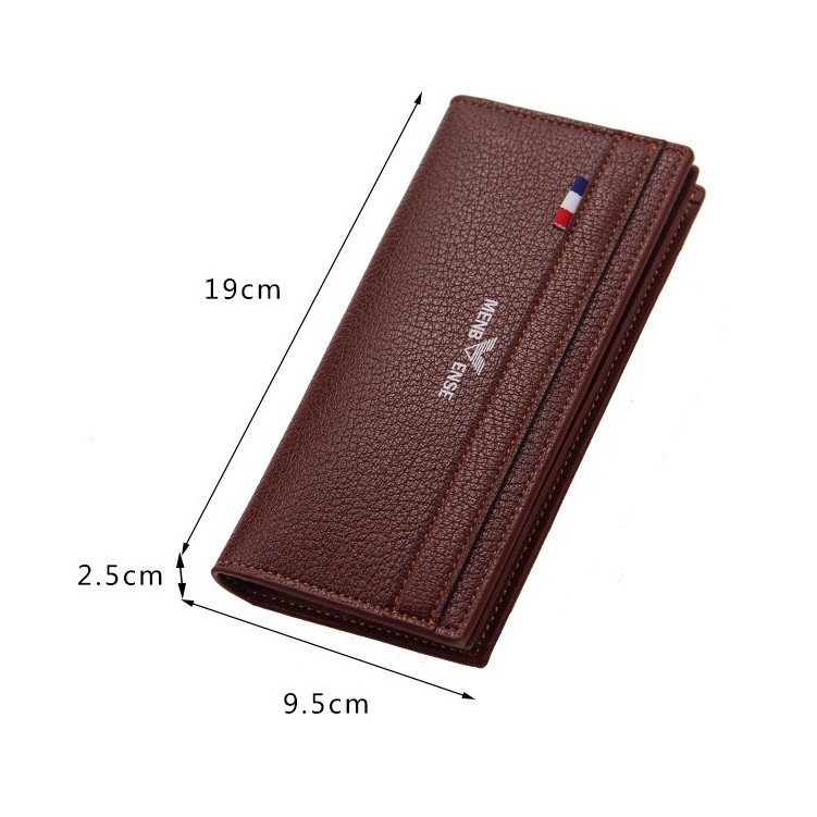 DOMPET PANJANG TEBAL PRIA BAHAN SEMI KULIT KUALITAS TINGGI ORIGINAL MENBENSE 999-14 WALLET PURSE