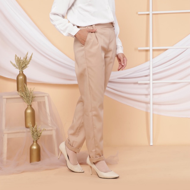 LYORA PANTS / CELANA BAHAN / CELANA KANTOR / CELANA WANITA