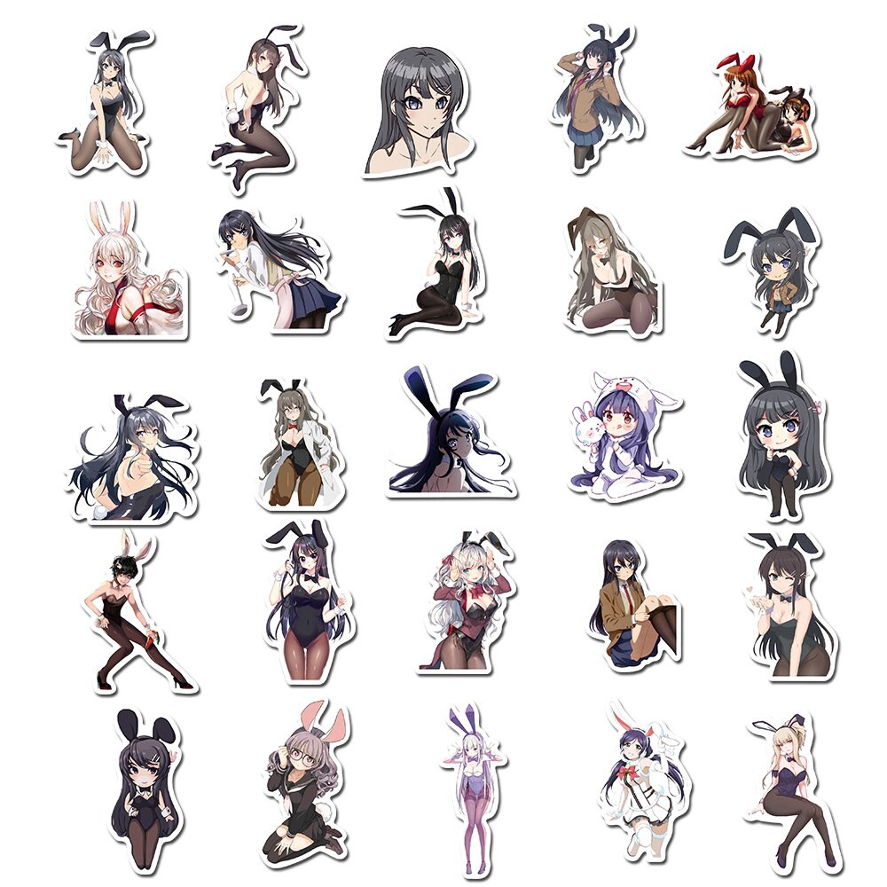 BG001 – Sticker / Stiker Anime Jepang Bunny Girl