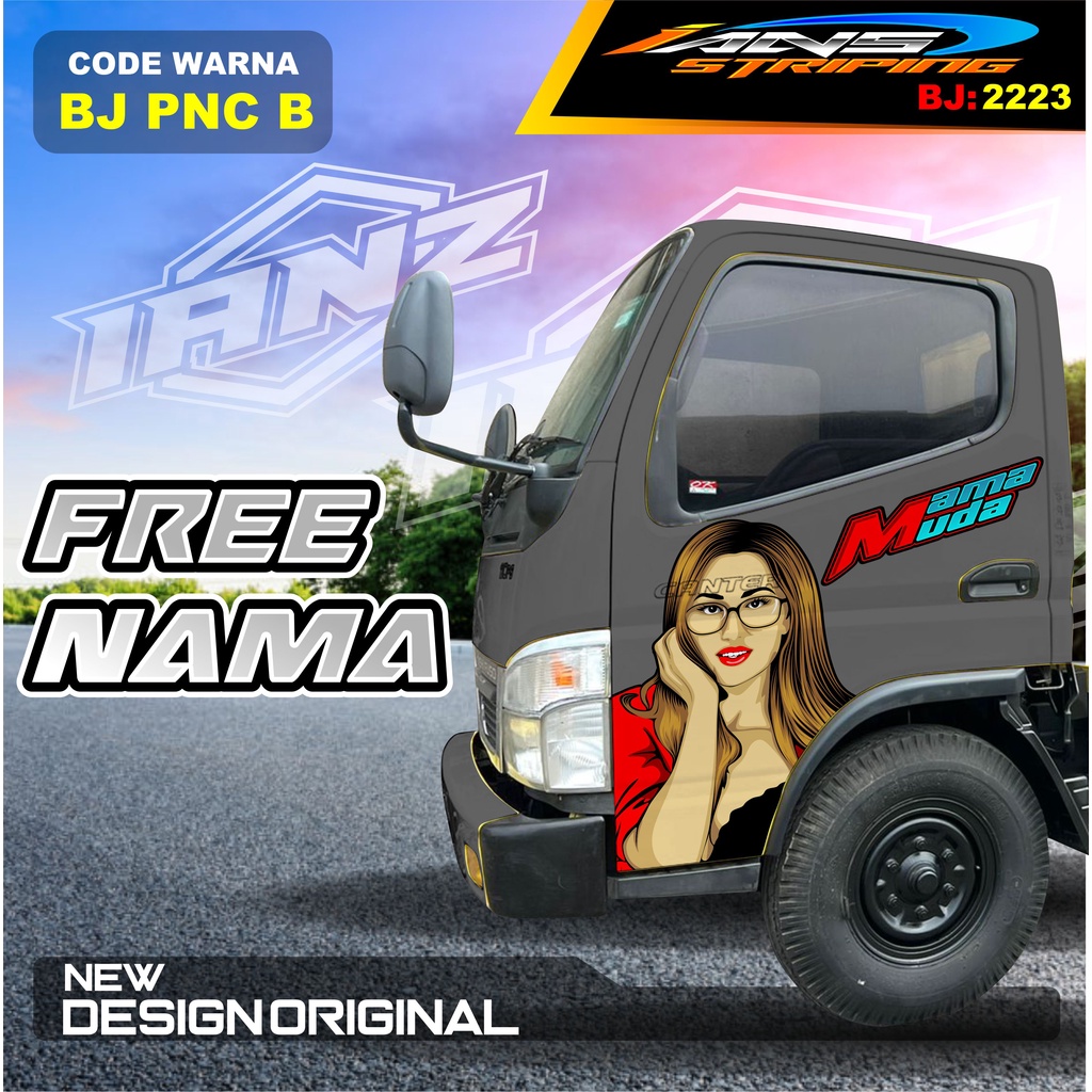 STIKER VARIASI PINTU TRUK FUSO RAGASA / DECAL PINTU DUMTRUK  / STIKER MOBIL TRUK / STIKER PINTU TRUK KEREN