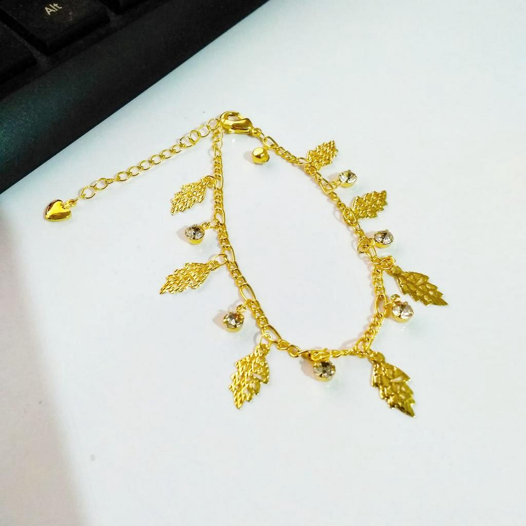 AV244 Grosir Gelang Tangan Juntai Permata Gelang Rantai Dewasa