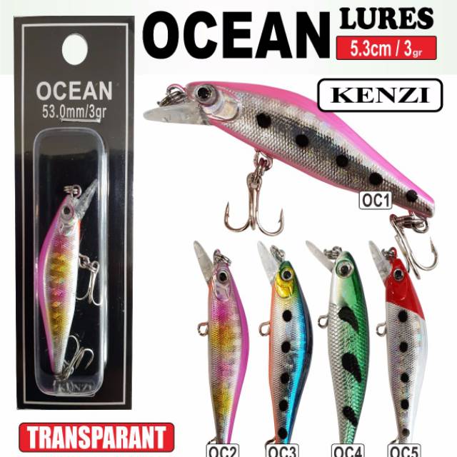 Lure minnow kenzi ocean 3 gram umpan pancing