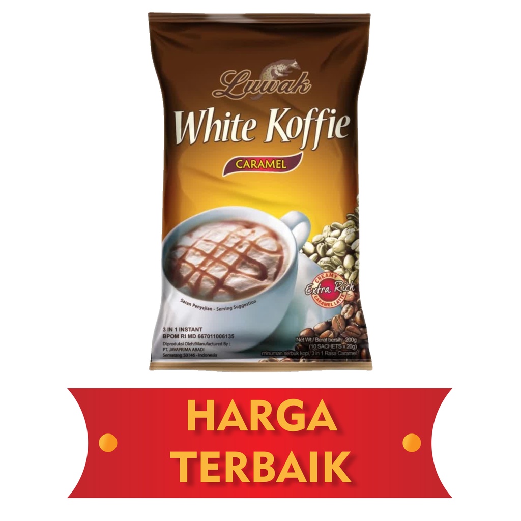 

FLASH SALE..!!!!! LUWAK WHITE KOFFIE CARAMEL 1 RENCENG