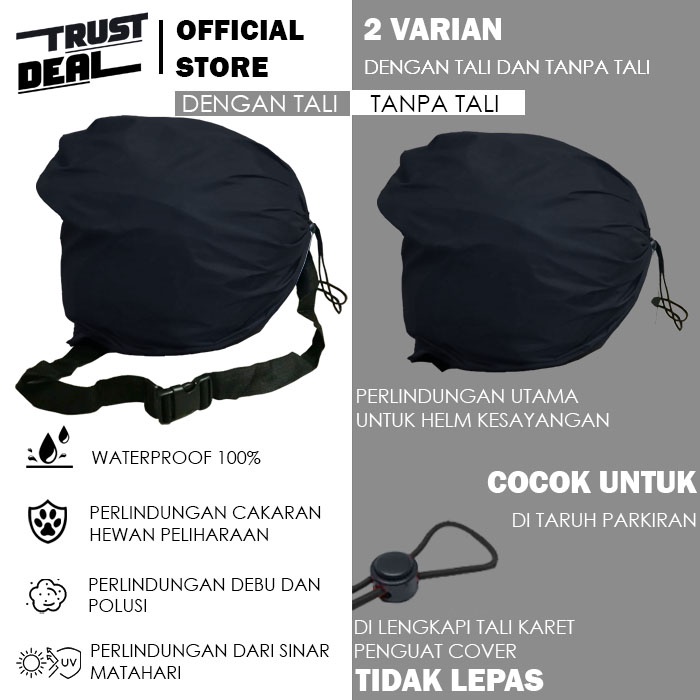 Cover Helm Sarung Helm Tas Helm Jas Hujan Helm Raincoat Helm Anti Air Waterproof 100% Murah