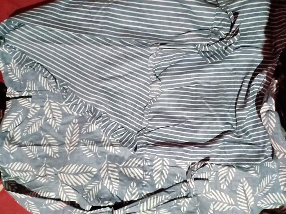 Batik Wanita Asj Sa Hrb026 Kenongo Kemeja Tosca Pendek