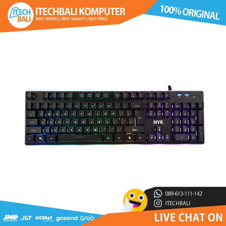 Keyboard NYK KR-301 KR301 Gaming  | ITECHBALI