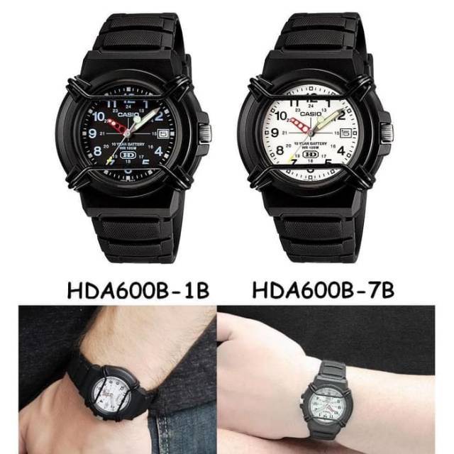 Jam Tangan Pria/wanita/anak Casio Original Hda-600 series