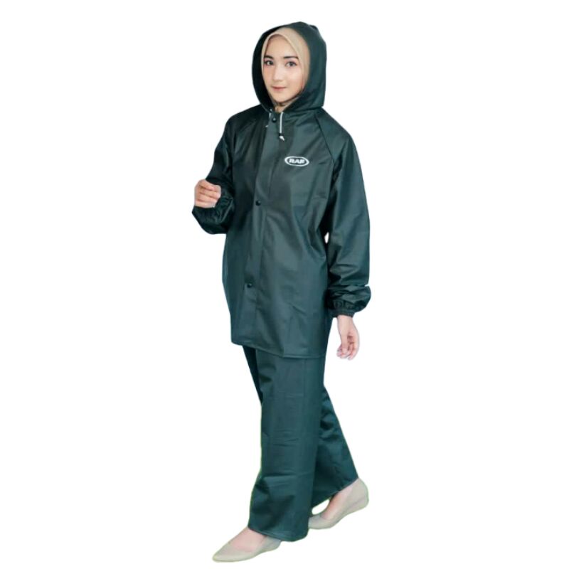 JAS HUJAN TERBAIK BY ADK SETELAN JAKET CELANA UNTUK PRIA DAN WANITA BAHAN PARASIT MIC/BIWAY BEST CUALITY