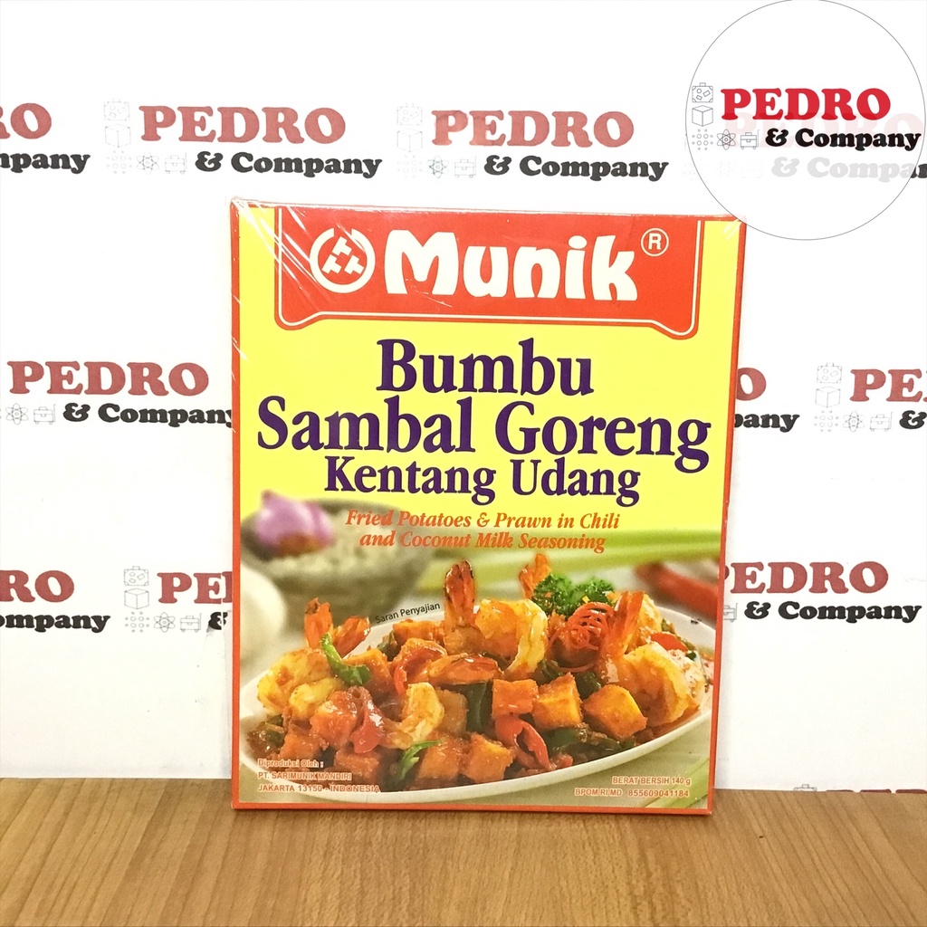 

Munik bumbu sambal goreng kentang udang / fried potatoes and prawn in chili coconut milk seasoning