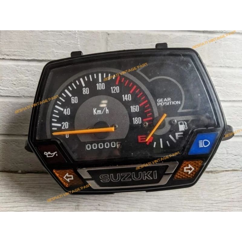 spido spidometer speedo speedometer suzuki tornado shogun kebo rc 110 rc110 crystal ori original nos