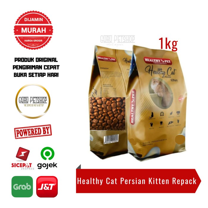 Healthy Cat Kitten Persian 1kg Makanan Kucing Healthy Pet Kitten