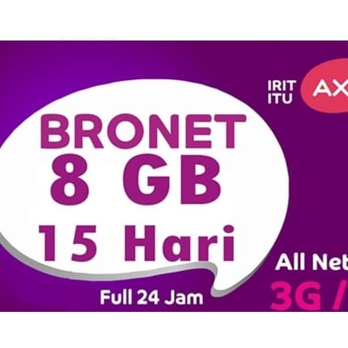 Voucher AXIS 8 GB MINI (15 HARI)