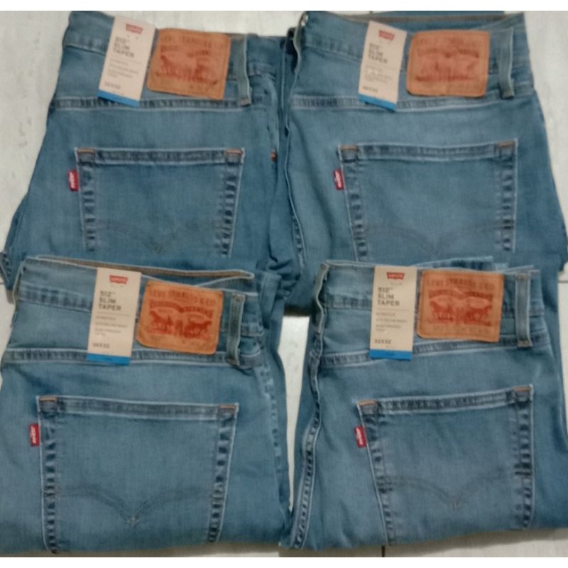 celana jeans Levis 512 Cool original size 31,34