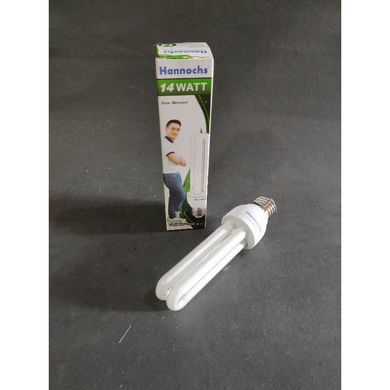 Bohlam Lampu PLC 2U HANNOCHs 14 Watt