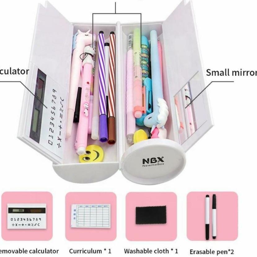 

Ready DB770 Kotak Pensil Multifungsi Kotak Pencil Viral dengan Kalkulator Anak sekolah Dan Kantor DB