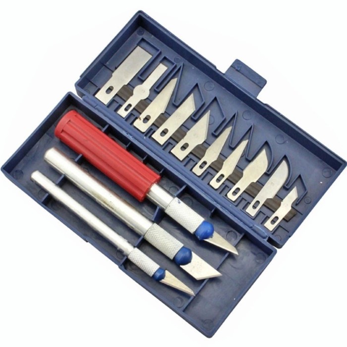 

UKIR-ALAT- PISAU UKIR SENI 13 IN 1 SET ALAT PISAU CUTTER 13 MATA PISAU 3 HANDLE -ALAT-UKIR.