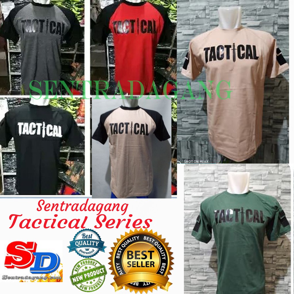 Kaos Tactical Velcro Lengan Pendek KAOS ARMY SERIES