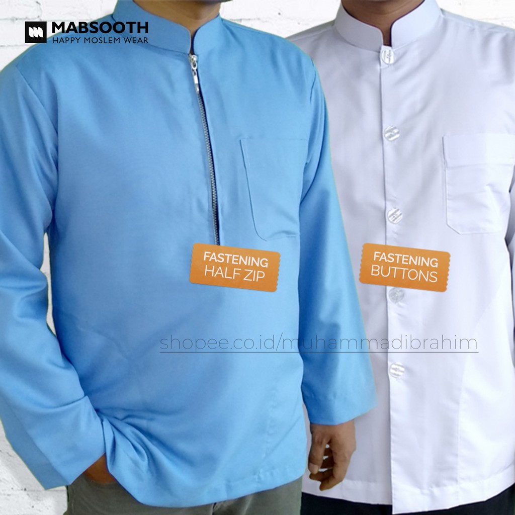 Baju Koko Haibah Salaf Takwa Habib Habaib Lengan Panjang Mabsooth Original Model Terbaru