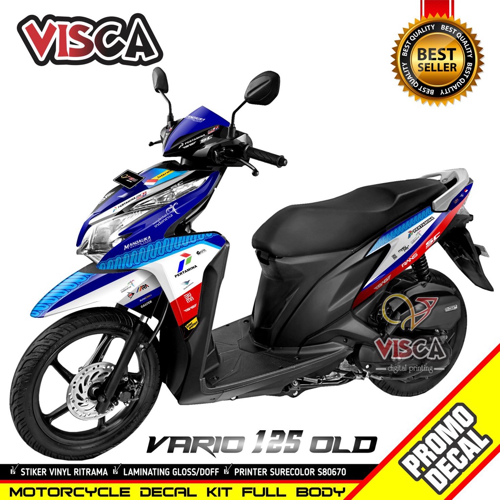 Decal Vario 125 Old Full Body Stiker Vario 125 Old Keren Full Body Striping Vario 125 Old Full Body 