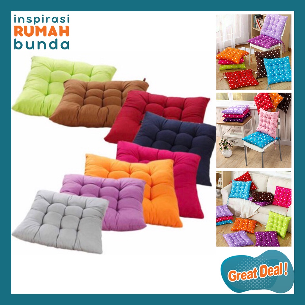 Jual Bantal Alas Kursi Duduk Polkadot Bantal Alas Kursi Bantalankursi