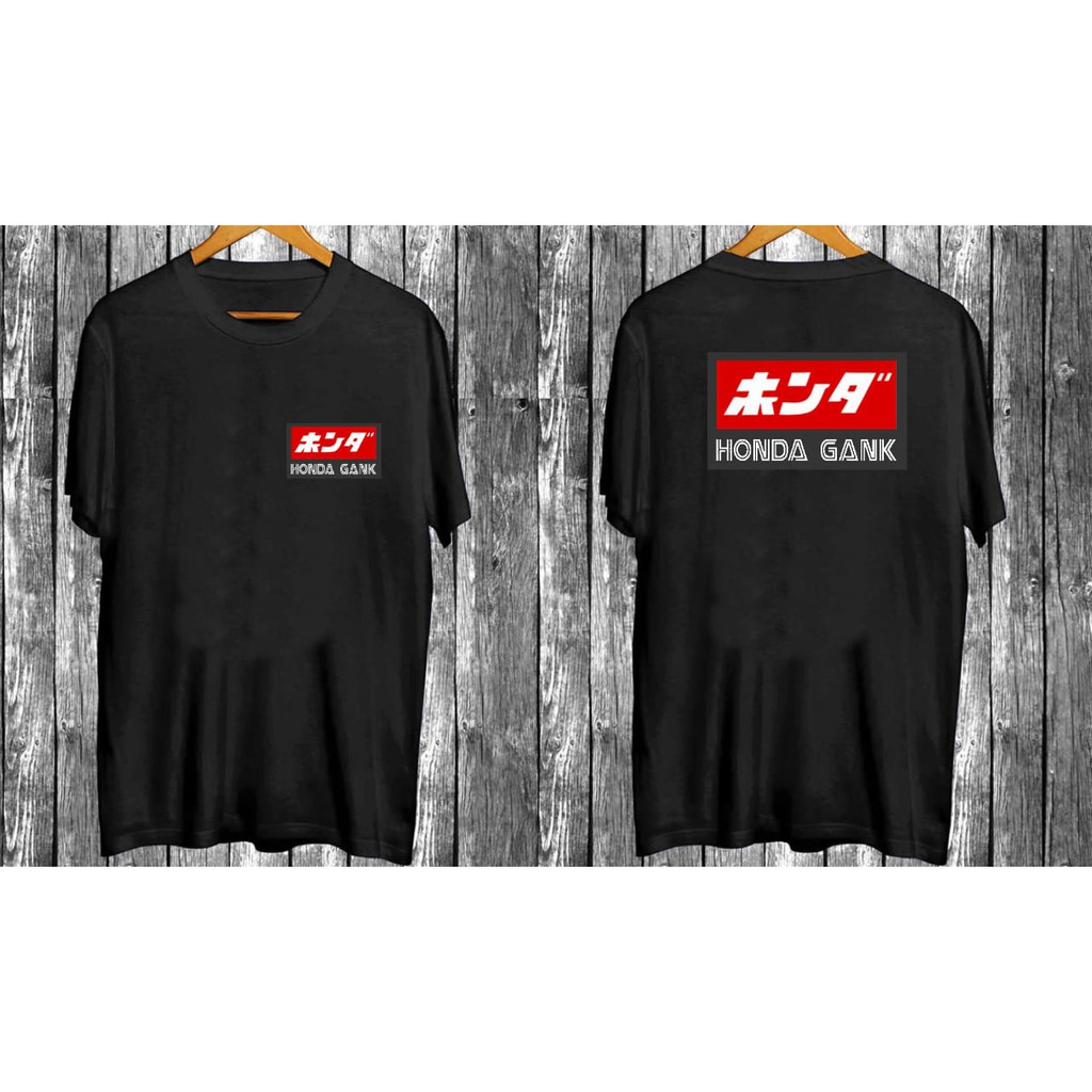 Kaos murah Kaos distro murah baju  distro pria t-shirt murah combed30s HONDA GANK