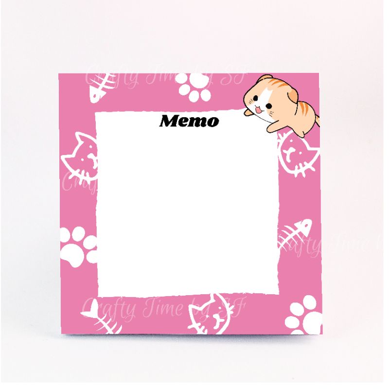 

Memopad lucu / kertas Notes 20 lembar / memopad aesthetic / Animal Series