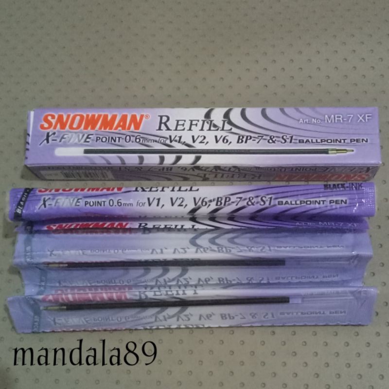 

Refil isi pen pulpen merk Snowman