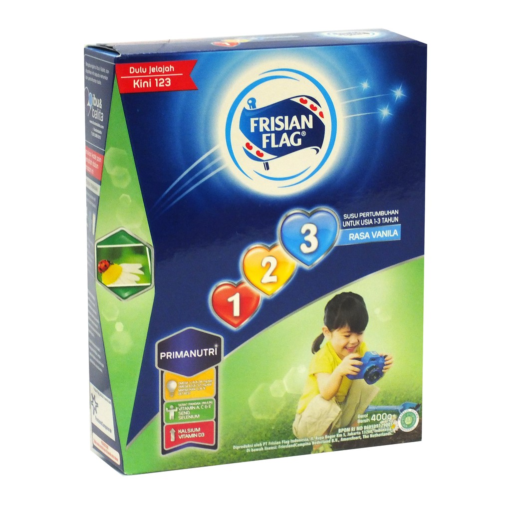 

Susu Bubuk Frisian Flag 123 400gr Box Vanila 1-3 Tahun