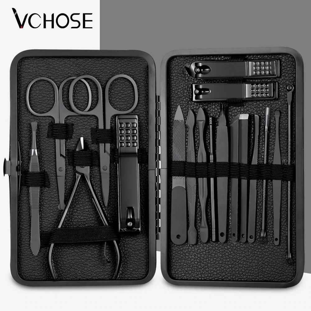 VCHOSE Set Perlengkapan Manicure Pedicure Cutters Nail - S0M020 ( Al-Yusi )