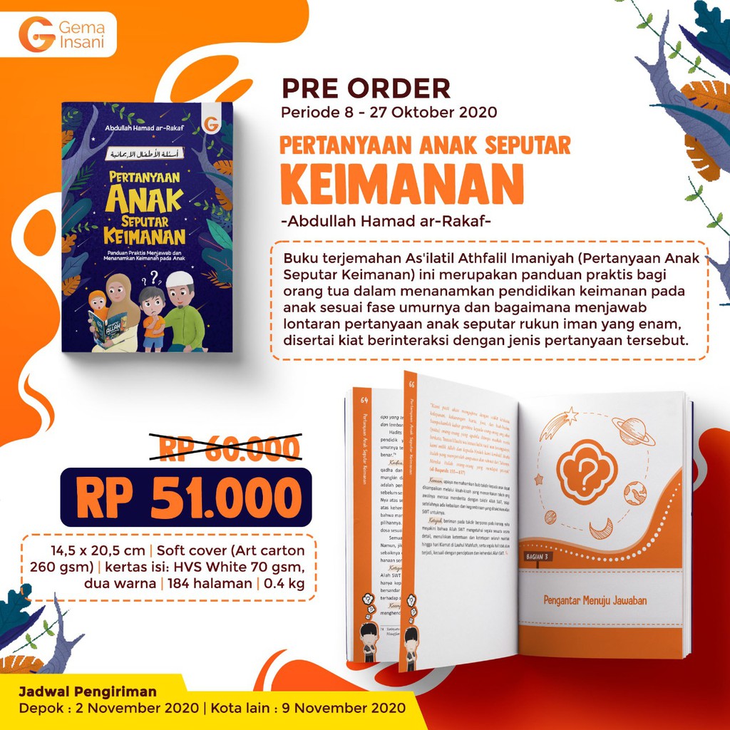 Buku Pertanyaan Anak Seputar Keimanan