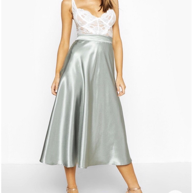 cheap satin skirts