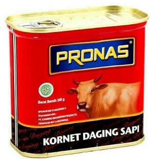 

sa2011aa Pronas Kornet Daging Sapi 340 Gr ( Halal ) Xa20X1