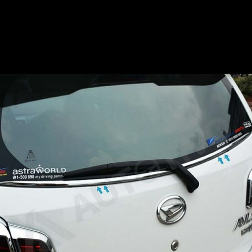 List Kaca Belakang Agya/Ayla Chrome