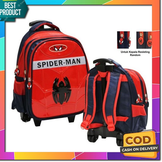 Cod Tas Troli Anak Tas Ransel Roda Anak Tas Ransel Troli Buat Kado Anak Kado Terbaru Promo Tas Troll