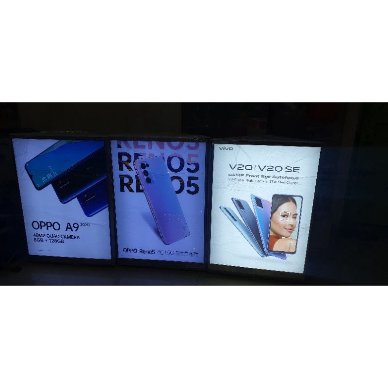 oppo,vivo sudutan etalase second