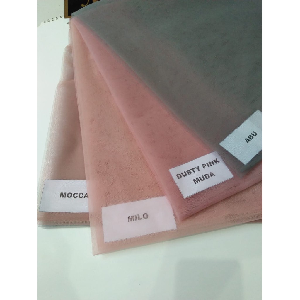 tile polos murah setengah halus / tulle dress