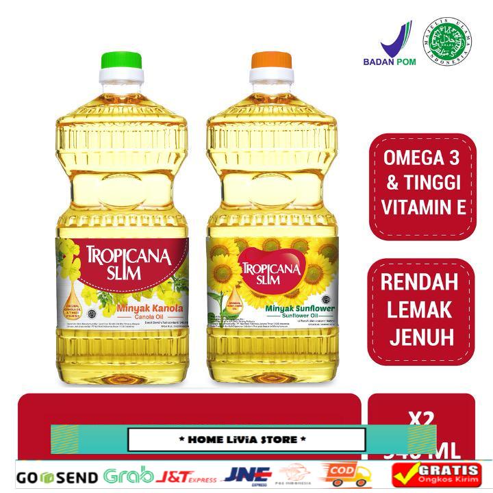 

Paket Minyak Hemat – Tropicana Slim Canola Oil & Tropicana Slim Sunflower Oil