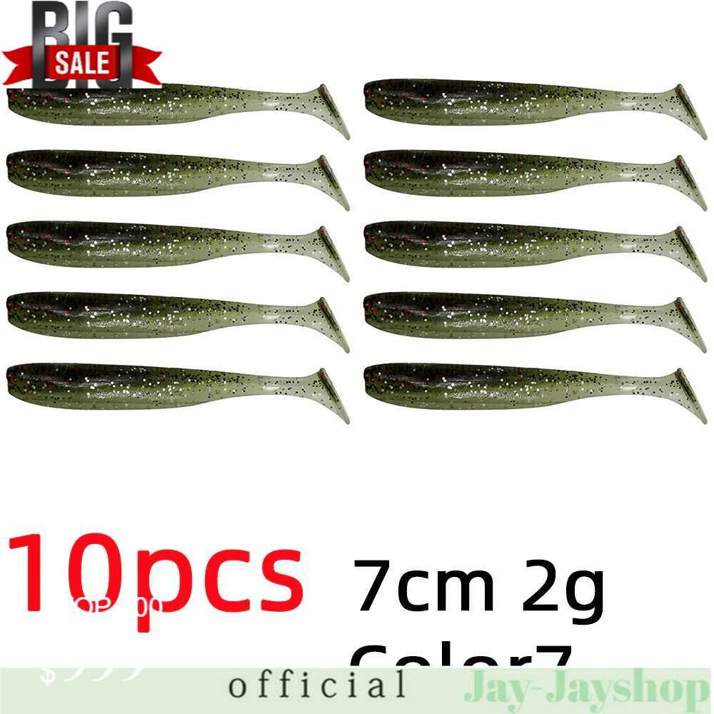 Weihefishing Umpan Pancing Ikan Flashing Jig Lure Bait 7CM 10PCS - L72