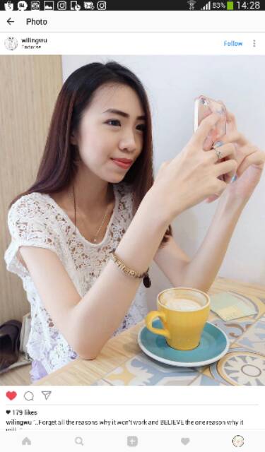 Gelang Nama Motif Kayu Charm Koin | Gelang Custom Handmade